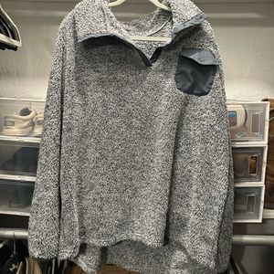 Plain gray pullover